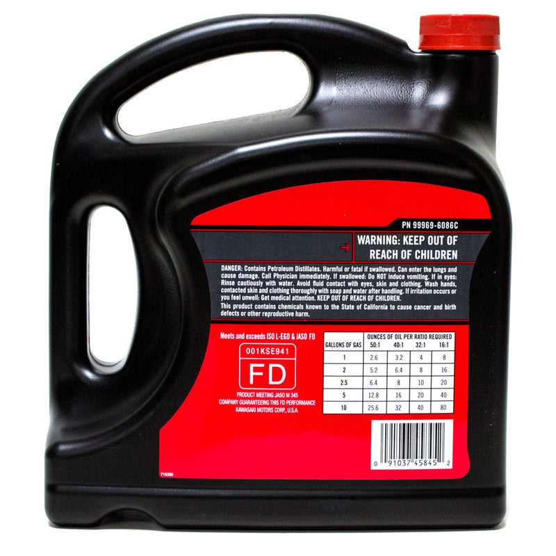 Kawasaki 99969-6086 Mix 2-Cycle Engine Oil 1 Gallon