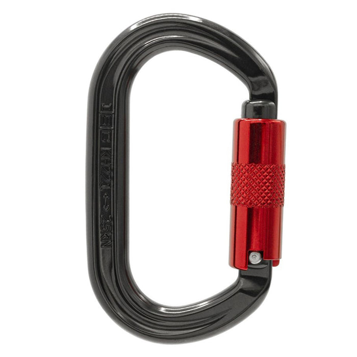 AT HEIGHT Oval Aluminum Supersafe Carabiner 25Kn