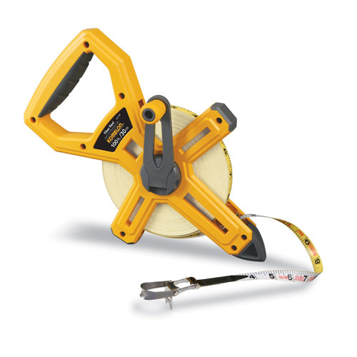Komelon 6611 Fiberglass Open Reel Tape Measure (100')