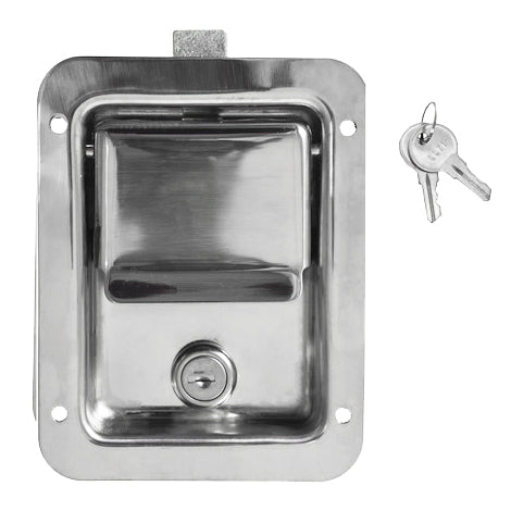 Buyers L3885 Stainless Steel Single Point Locking Paddle Latch Thru Hole Mount