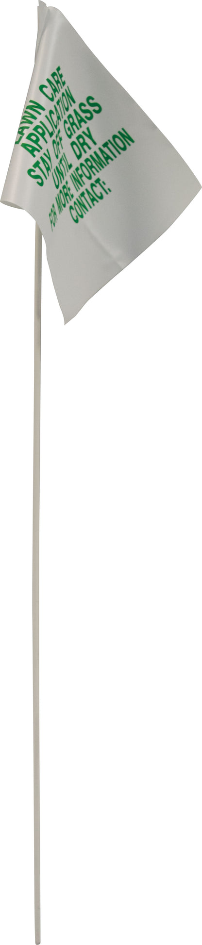 Printed Lawn Care Fertilizer Application Flag