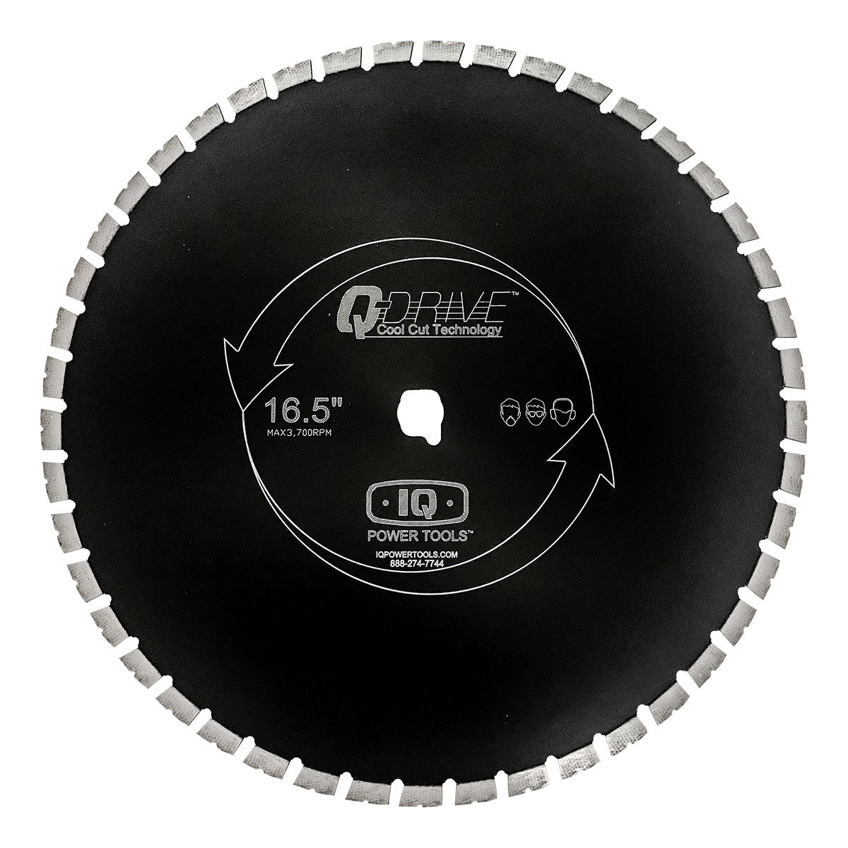 iQ Power Tools 16.5 in. Q-Drive Medium Soft Combination Blade Silent Core