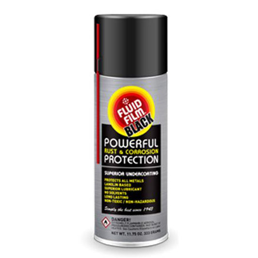 6PK Fluid Film Black AS11BL Aerosol Can 11 3/4 Oz.