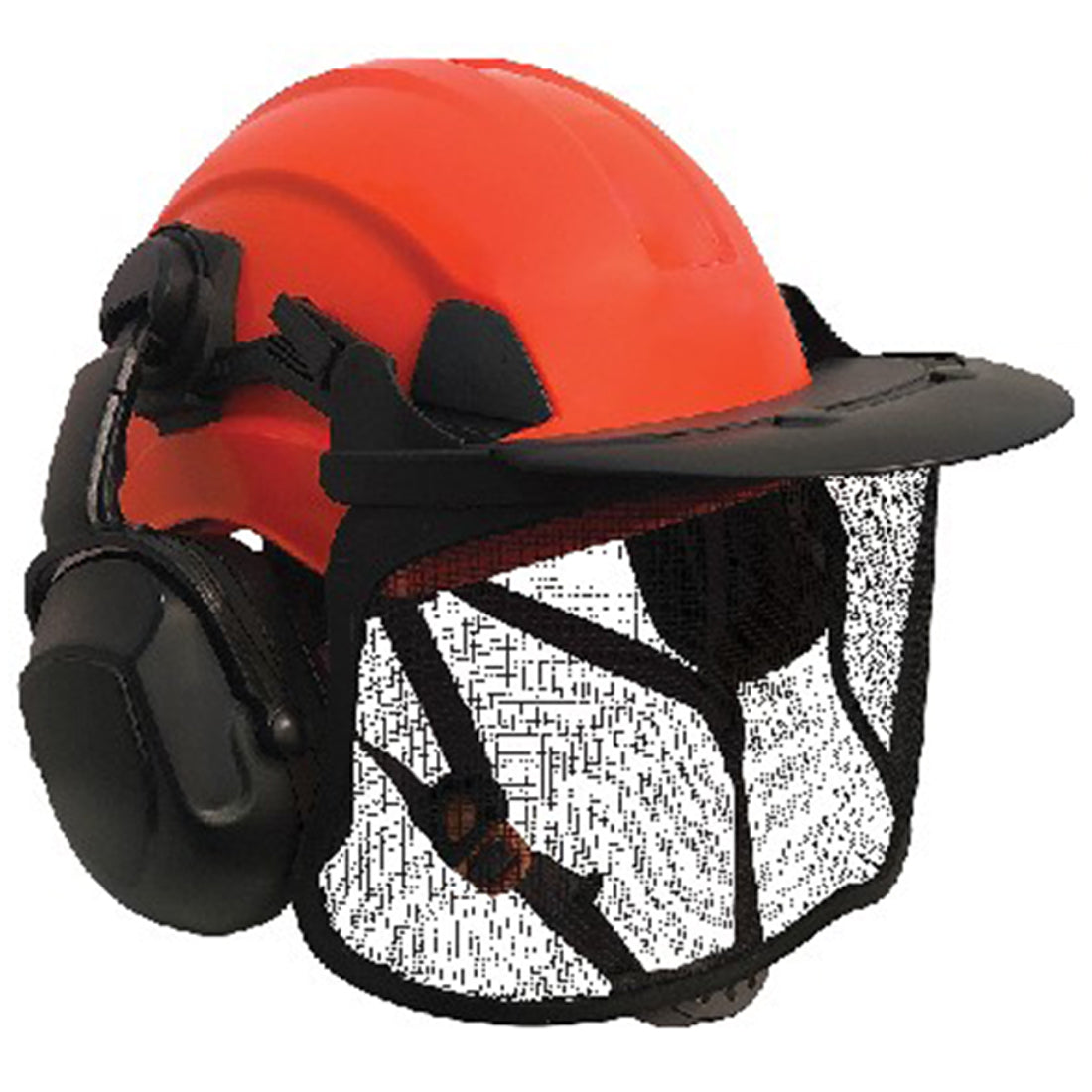 AHLBORN Helmet Face & Hearing Protection Kit