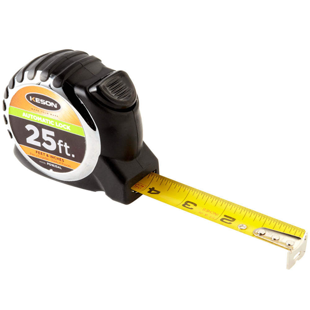 Keson PG1825AL 25' Auto Locking Measuring Tape
