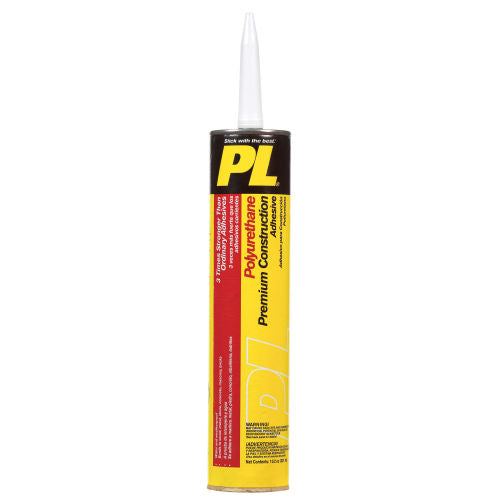 Adhesivo de construcción de poliuretano PL Premium, 28 oz (paquete de 12)