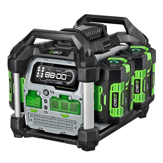 EGO Power+ Nexus Portable Power Station (3000w) with (4) 5.0ah Batteries