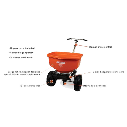 Esparcidor de sal Echo RB-100W 100 LB