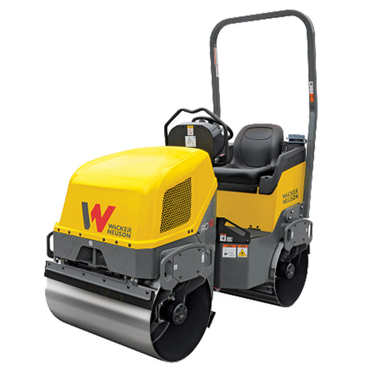 Wacker Neuson RD12-90AR Ride-On Tandem Roller w/ Fixed ROPS