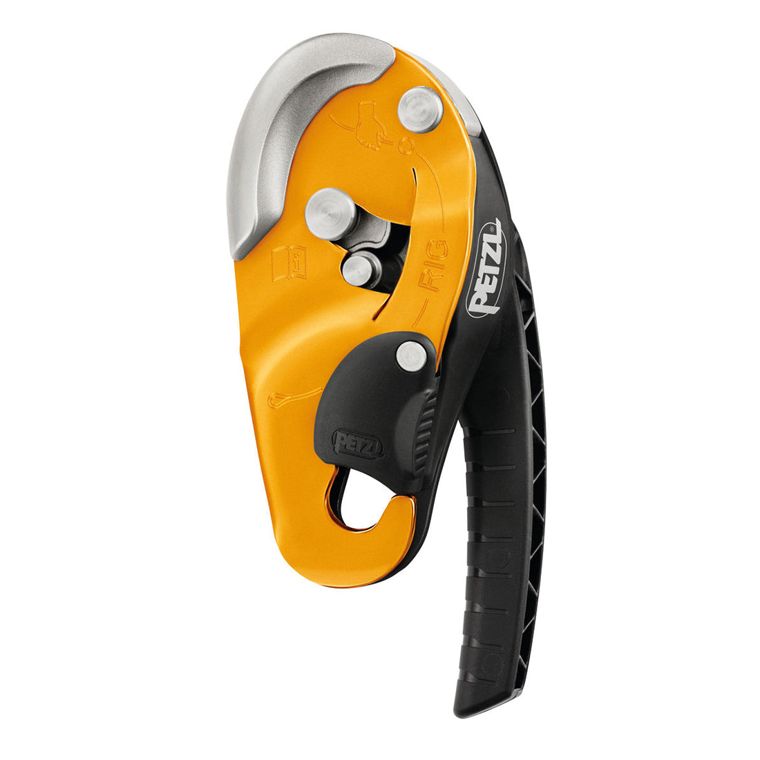Petzl RIG Compact Self-Braking Descender Yellow
