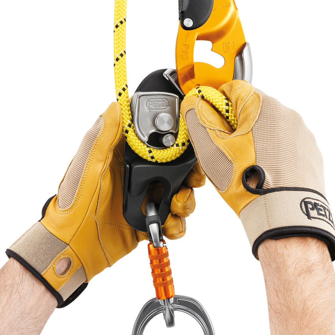 Petzl RIG Compact Self-Braking Descender Yellow