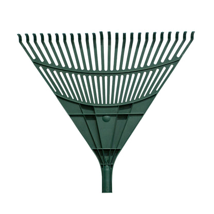 Russo 24-Tine Leaf Rake w/ 48 In. Hardwood Handle -Green