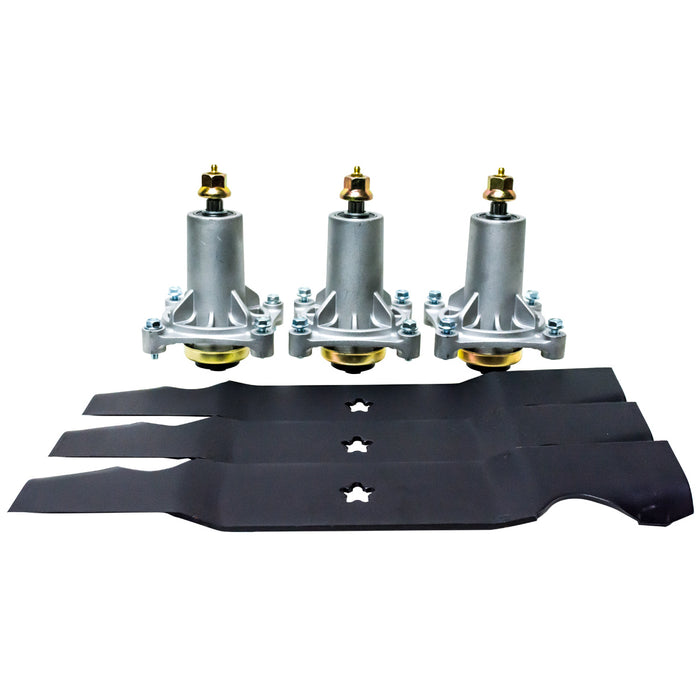 Set of 3 Deck Blade Spindles Fit AYP 187292 192870 Fits Husqvarna 532187292 5391 Set of 3 Deck Blade Spindles Fit AYP 187292 192870 Fits Husqvarna 532187292 5391