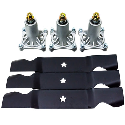 Kit de husillo de hoja de cubierta para Husqvarna AYP Poulan 532187256 187256 187254 532187254 539112057 587125401 192870