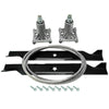 Blade Spindle Belt Rebuild Kit for Husqvarna Poulan 46 inch Deck 532405380 532187292 575937901 532405143