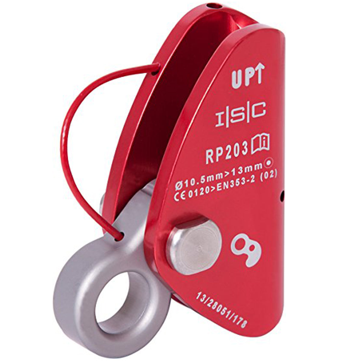 At Height Inc RP203A Mini eje fijo con agarre de cuerda