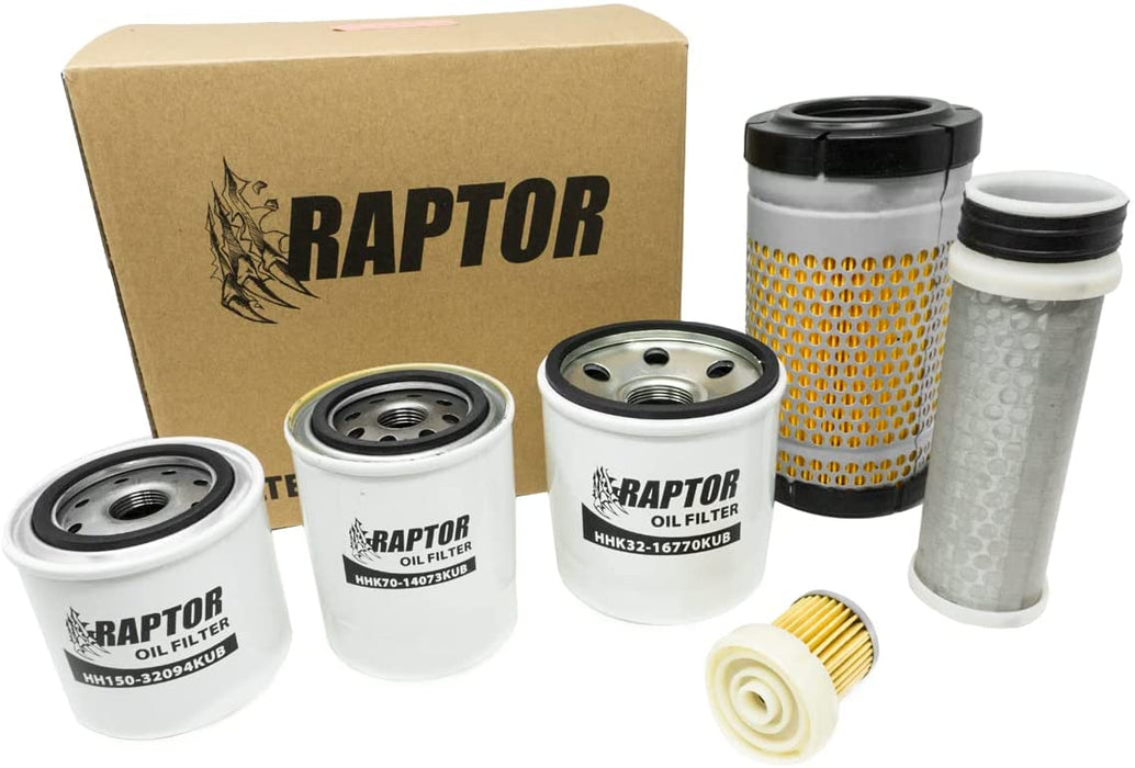 Kit de filtro Raptor para Kubota RTV-X1100C RTV-X1200D 77700-05389