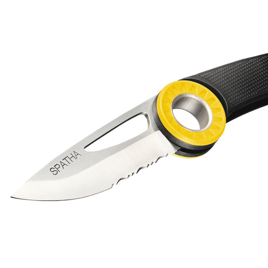 Cuchillo Petzl SPATHA con orificio para mosquetón