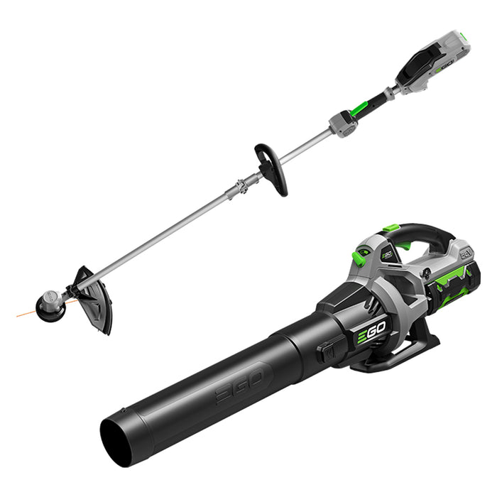 EGO Power+ 15 In. String Trimmer & 530cfm Blower Combo Kit w/ 2.5ah Battery and Charger