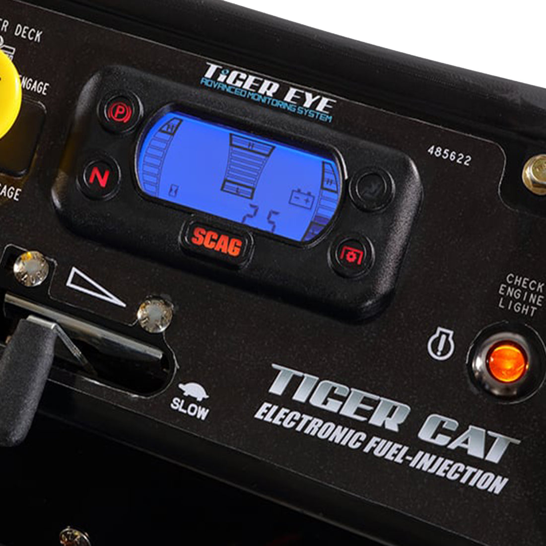 Cortacésped de giro cero Scag STCII-48V-22FX Tiger Cat II de 48 pulgadas