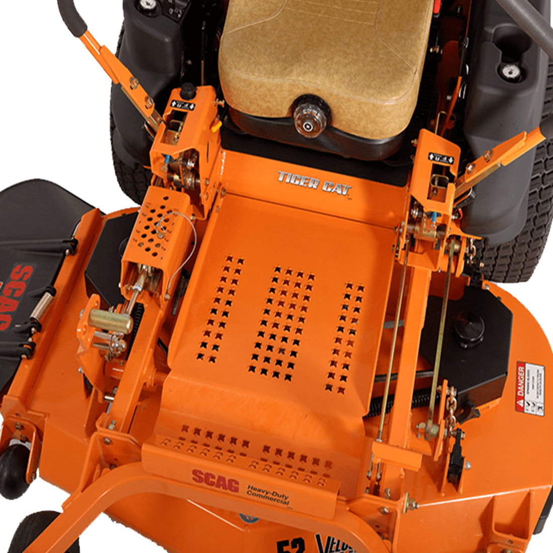 Cortacésped de giro cero Scag STCII-48V-22FX Tiger Cat II de 48 pulgadas