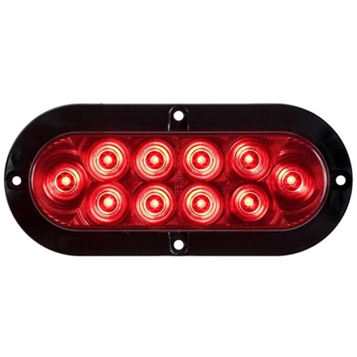 Optronics LED Red Stop Turn Tail Light - 6" Oval