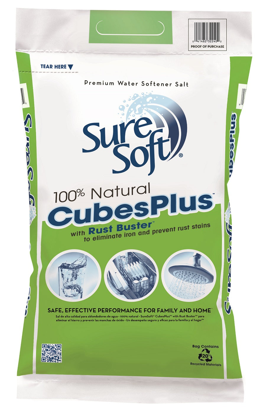 Sure Soft Mini Cube w/ Rust Buster Green 40 LB
