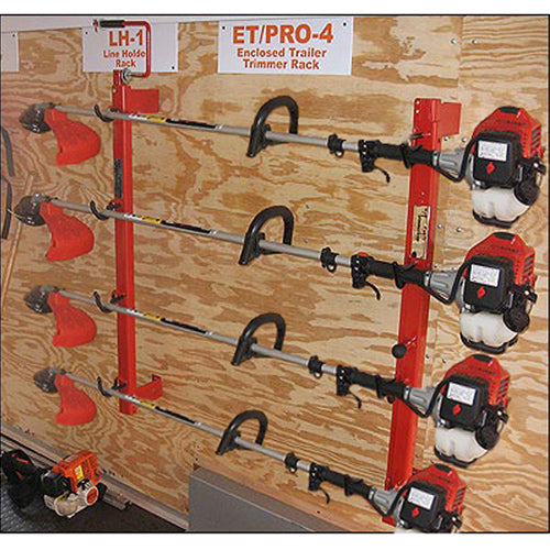 Trimmer Trap TT2 PRO 4 Line Trimmer Holder Holds 4 Trimmers (Enclosed Trailer)