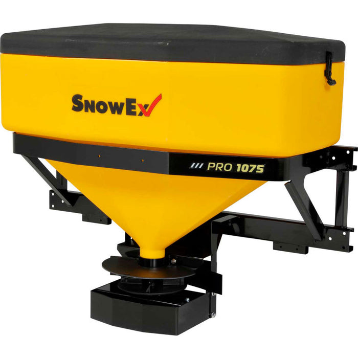 SnowEx SP-1075X-1 10,75 pies cúbicos. Separador profesional pivotante para portón trasero