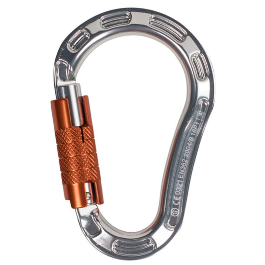 Mosquetón USR ProClimb de aluminio estilo HMS - Triple bloqueo