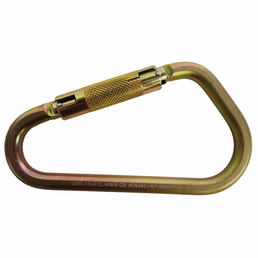 US Rigging Supply USR-71-CTL ProClimb Gancho para escalera de bombero con puerta desplazada y pasador cautivo