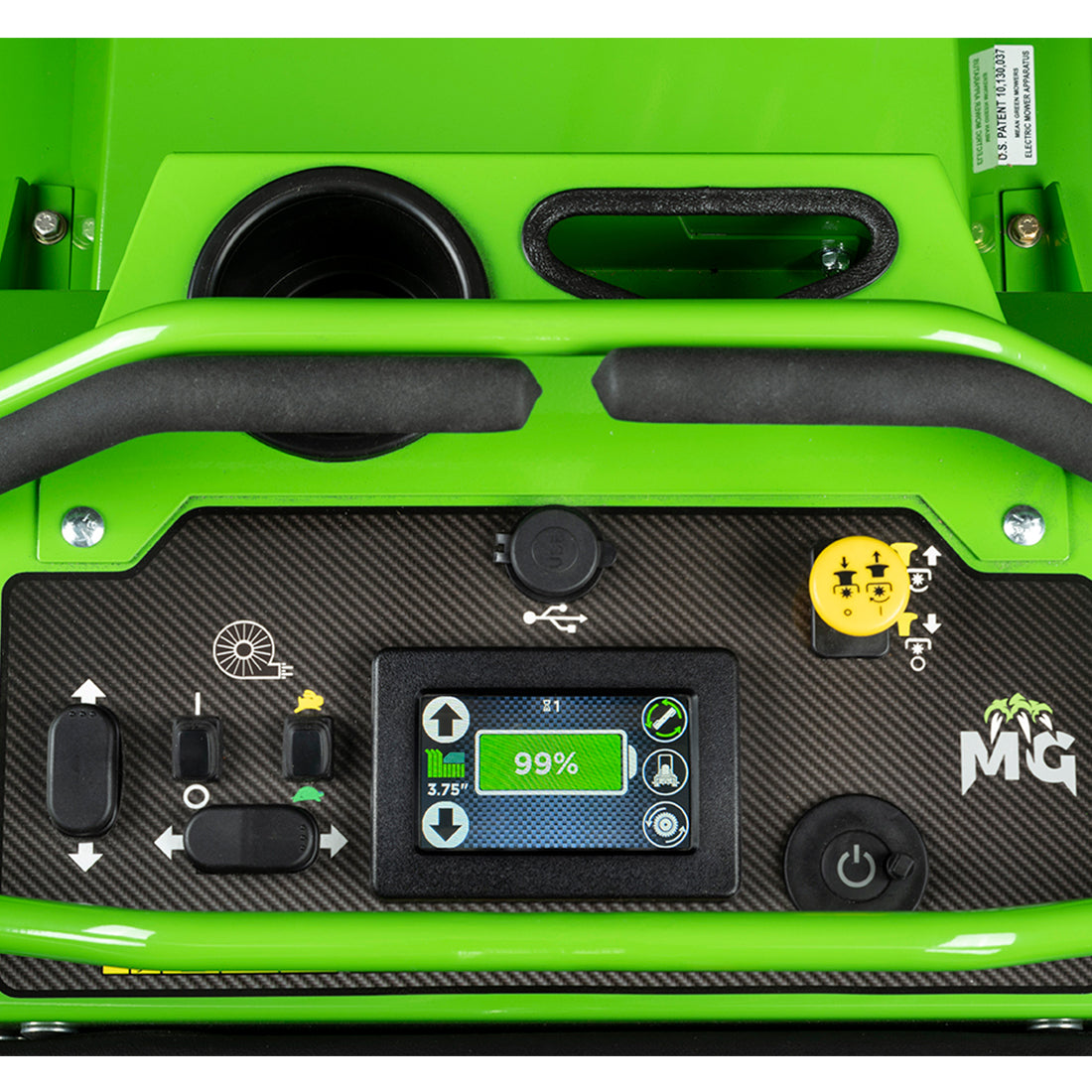 Mean Green Vanquish VQS52S220 52 In. Battery Stand-On Mower with Side Discharge