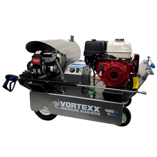 Lavadora a presión de agua caliente Vortexx Professional 4000 PSI 4000HOT