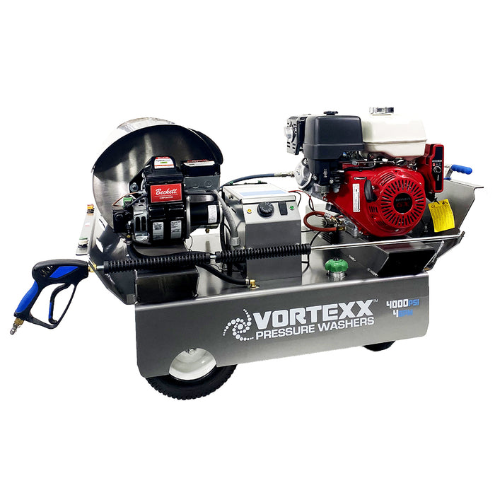 Lavadora a presión de agua caliente Vortexx Professional 4000 PSI 4000HOT