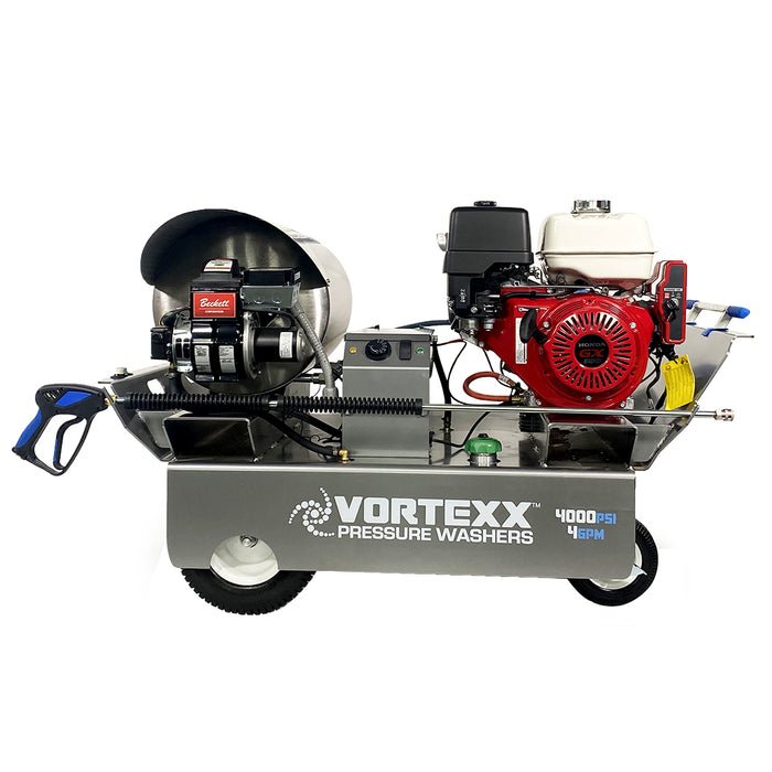 Lavadora a presión de agua caliente Vortexx Professional 4000 PSI 4000HOT
